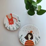 دکلان گالری دیوارکوب سفالی و تابلو