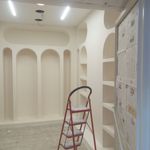 نقاش نقاشی ساختمان.  خدمات با