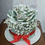 تزئینات اسکناس وگل آرایی رُز قرمز