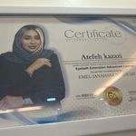 گواهی کسب‌وکار برای آکادمی تخصصی اکستنشن مژه عاطفه کزازی