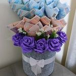 دسته گل رز ربانی