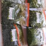 فروش سبزی خرد شده و ماهی و میگو تازه