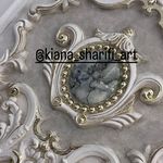پتینه و ورق طلا و نقاشی هنری کیانا شریفی