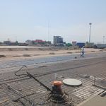 اجرای کف‌سازی بتنی(ماله پروانه‌ای)–نیاری