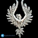 ساعت نقره بدلیجات فرشته
