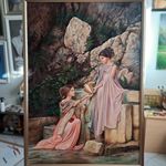 هنرکده هشت نقاشی کالیگرافی پتینه رزین