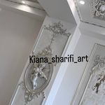 پتینه و ورق طلا و نقاشی هنری کیانا شریفی