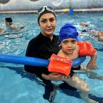 آموزش شنا کودکان دختر و پسر نگین بشیریان