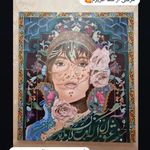 آموزش آینه آنتیک و نقاشی پشت آینه شهرزاد