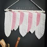 مکرومه بافی_بافت دسته گل آقانژاد