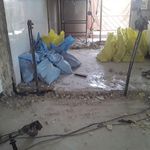 تخریب داخلی  ساختمان دیوار آرک شومینه