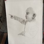 طراحی چهره سیاه قلم هایپررئال