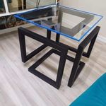 تولید کننده انواع میز عسلی جلو مبلی کنسول میز تلویزیون شلف آهنی و استیل