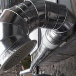 ساخت ونصب کانال  گرد و چهار گوش.کانال سازی،دودکش،قرنیز،