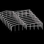 ساخت سوله اجرای پوشش سقف شیبدار