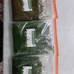 فروش سبزی خرد شده و ماهی و میگو تازه