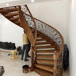 پله دوبلکس چوبی شهریار