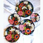 مینا کاری و کاشیکاری سفال نیلوفرانه