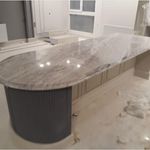 اجرای صفحه کابینت، جزیره سنگی