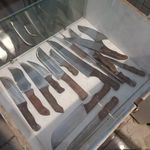 صنایع دستی کارد قصابی و ساطور منقل و