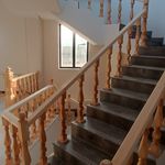پله و نرده چوبی عسکری