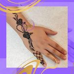 طراحی با حنا روی بدن و  تتو موقت : لوندر حنا