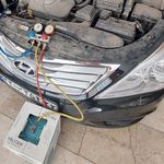 شارژ گاز کولر اتومبیل اکترومکانیک سامان