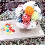 ساخت شمع های زینتی
