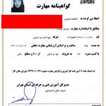 گواهی کسب‌وکار برای مجموعه رسپینا خدمات فیشیال ماساژ بانوان