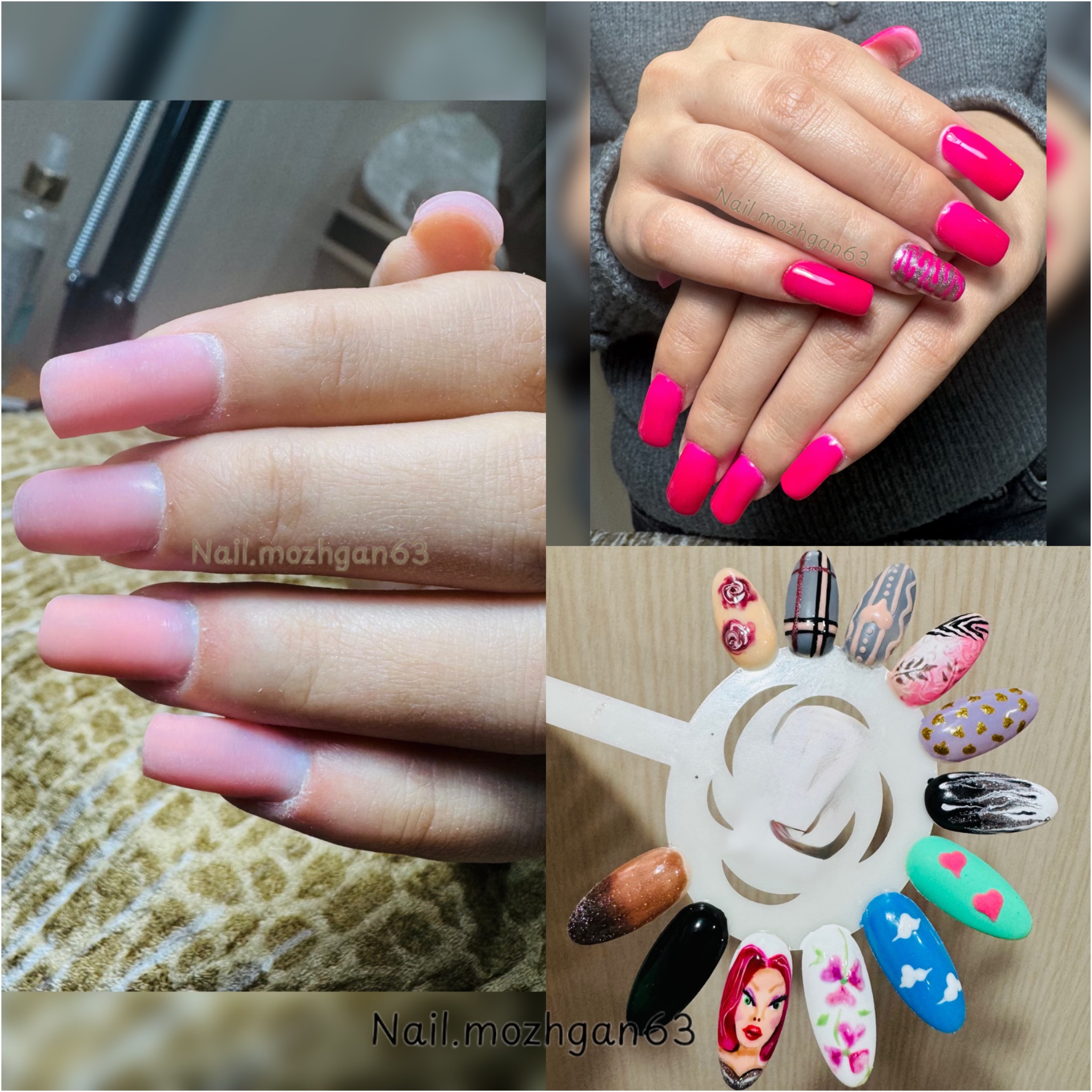 خدمات ناخن مژگان