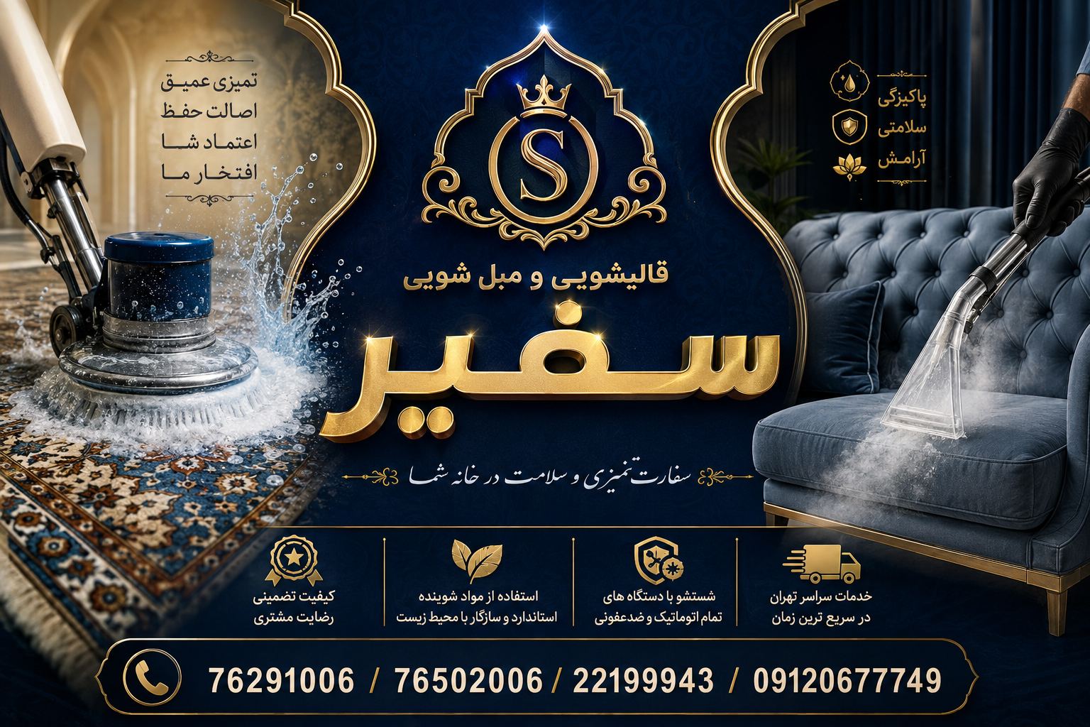 قالیشویی ممتاز سفیر
