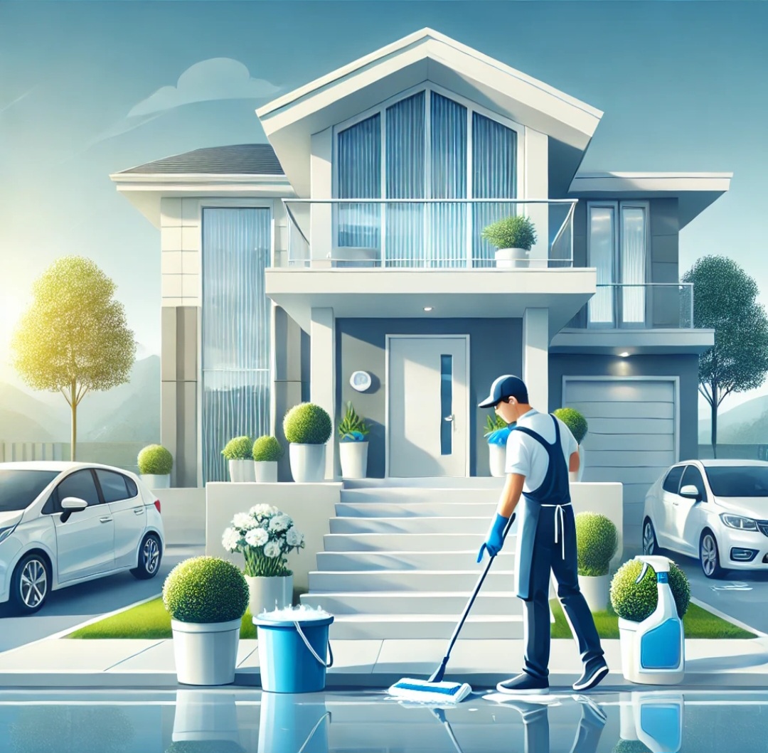 نظافت منزل، راه پله، پارکینگ و ...