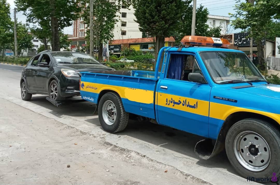یدک کش جرثقیل امداد خودرو امیدی
