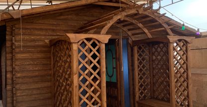 ساخت انواع پله و سازه های چوبی