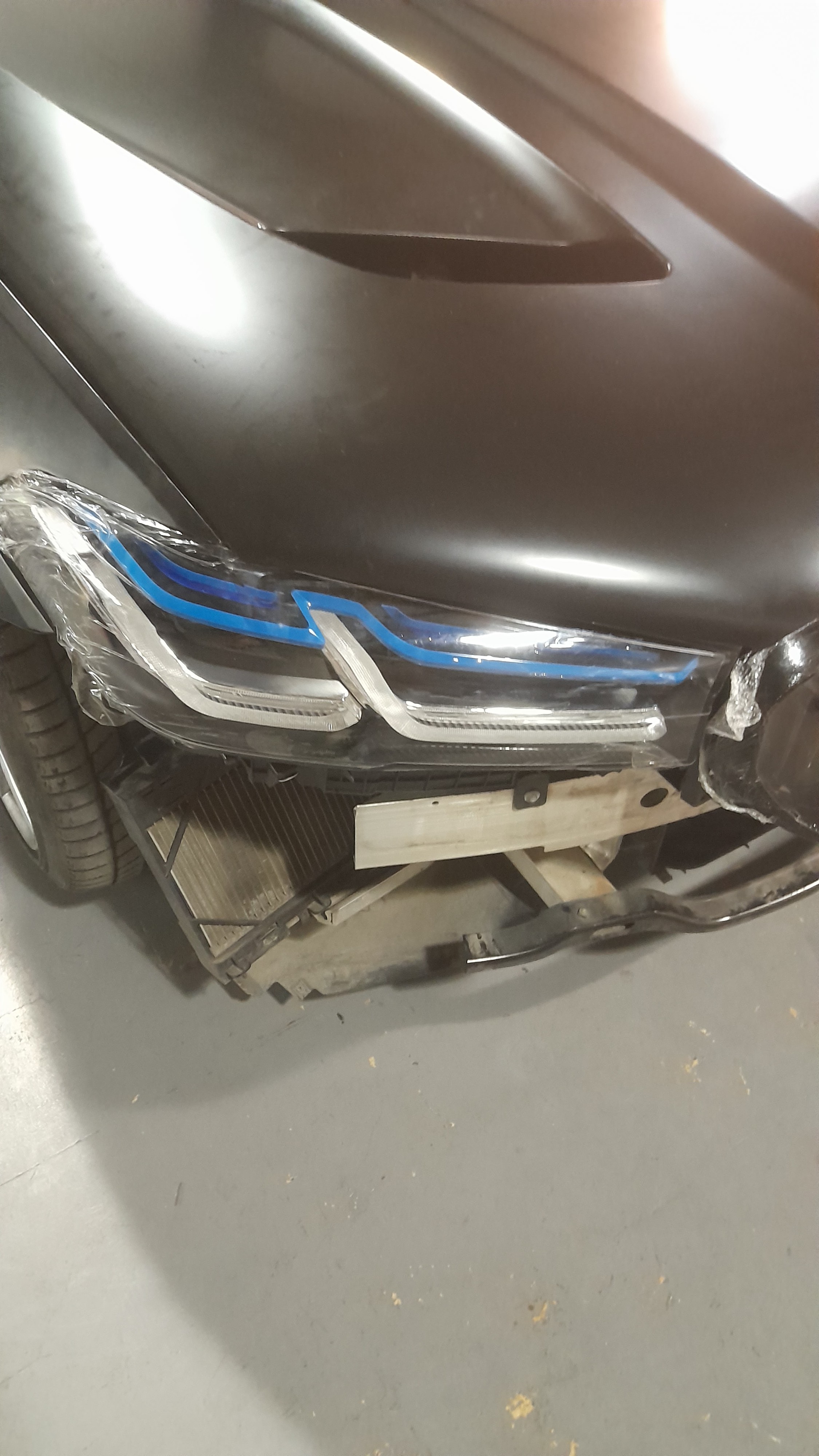 صافکاری بی رنگ pdR  حتی در محل