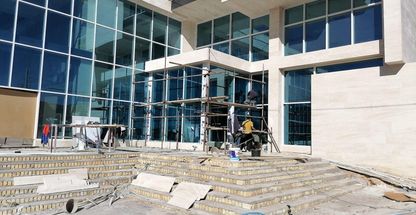 نمای شیشه کرتین وال هندریل