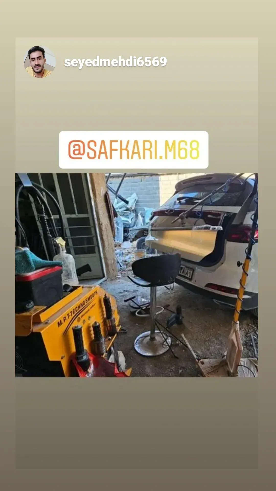 خدمات فنی اصفهان تکنیک صافکاری و pdr