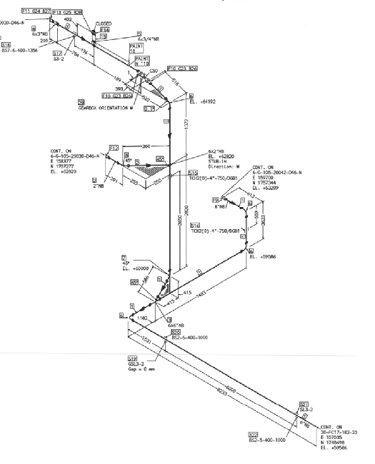 نقشه پایپینگ ایزومتریک و نقشه فرآیندی