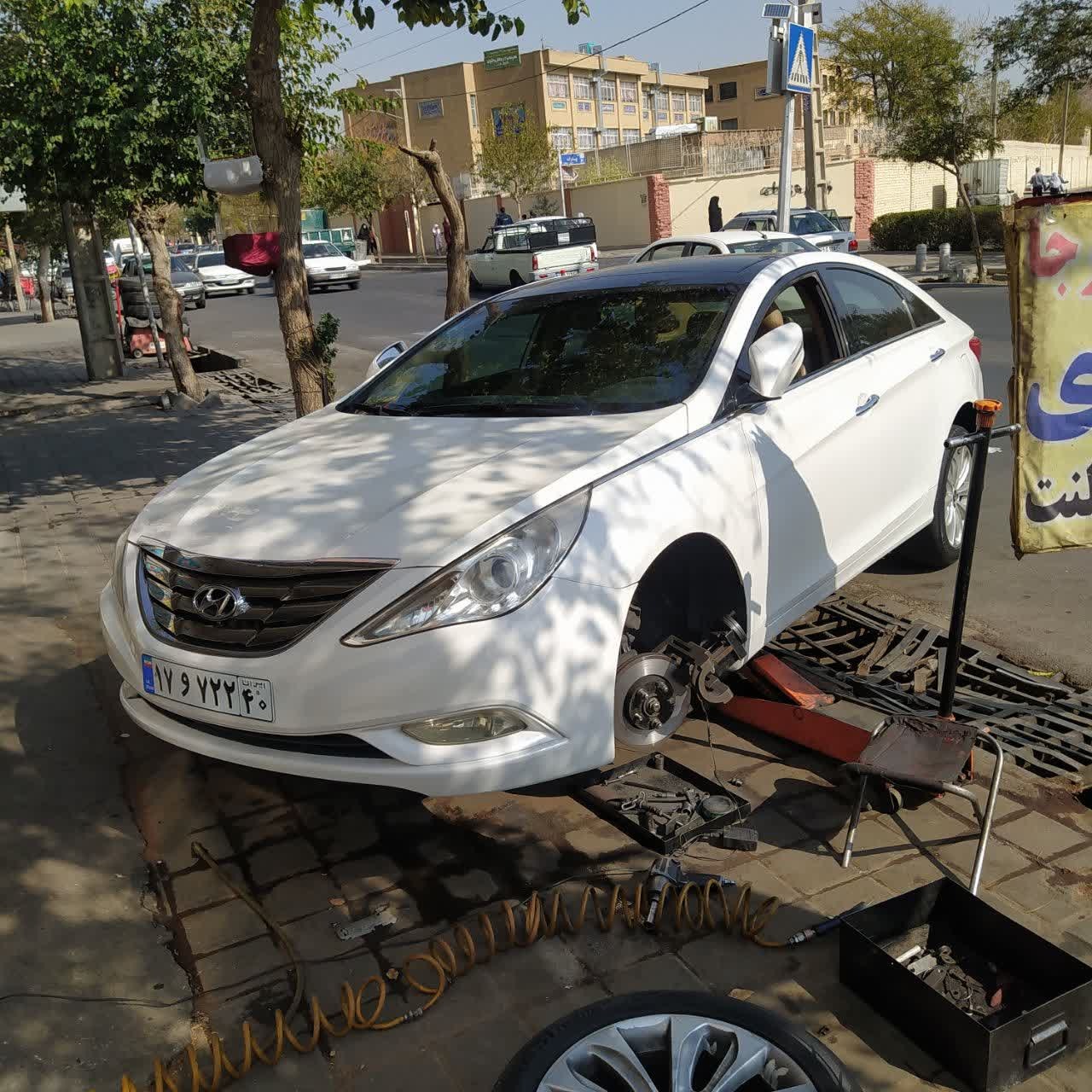 تراش دیسک چرخ درجا و جلوبندی در توحید