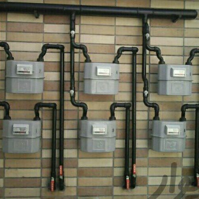 لوله کشی گاز قوی دل