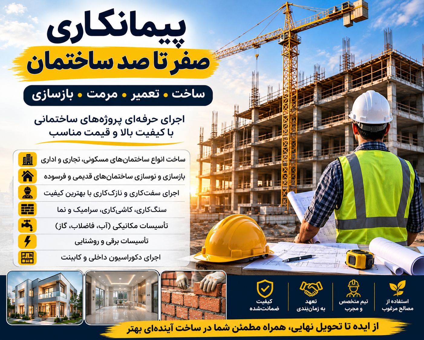 پیمانکاری ساختمان