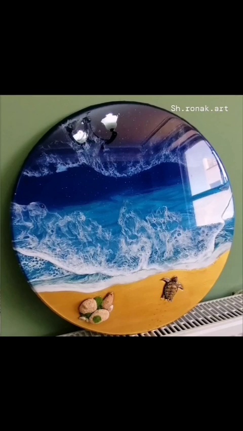 آموزش هنر رزین، تابلوهای دکوراتیو و...