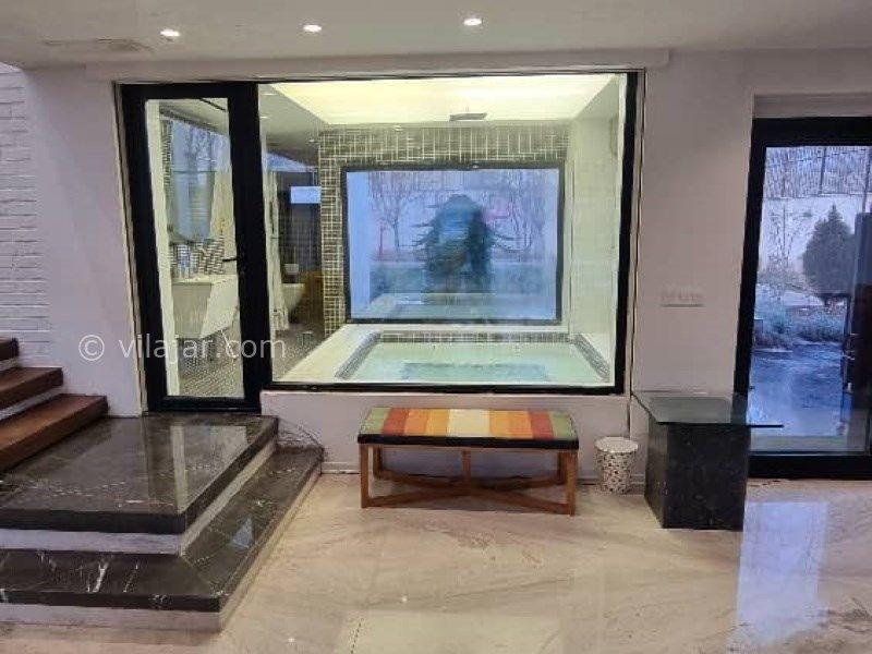 ویلا با استخر روباز آبگرم نزدیک کردان