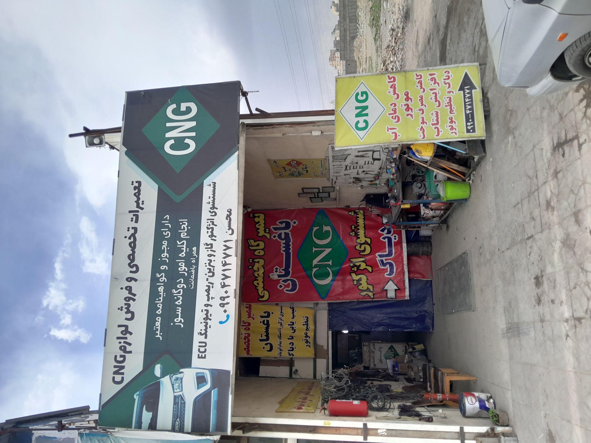 خدمات سی ان جی باغستان