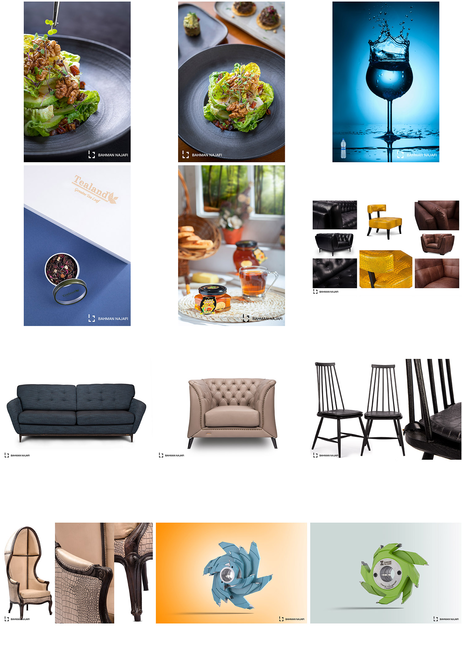 خدمات عکاسی تبلیغاتی و صنعتی نجفی