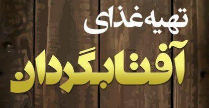 تهیه غذا آفتابگردان