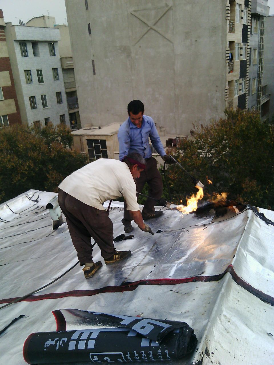 ایزوگام قیرگونی و آسفالت پیری