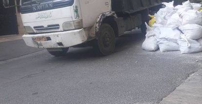 حمل نخاله با خاور،نیسان با کارگر  سیاوشی