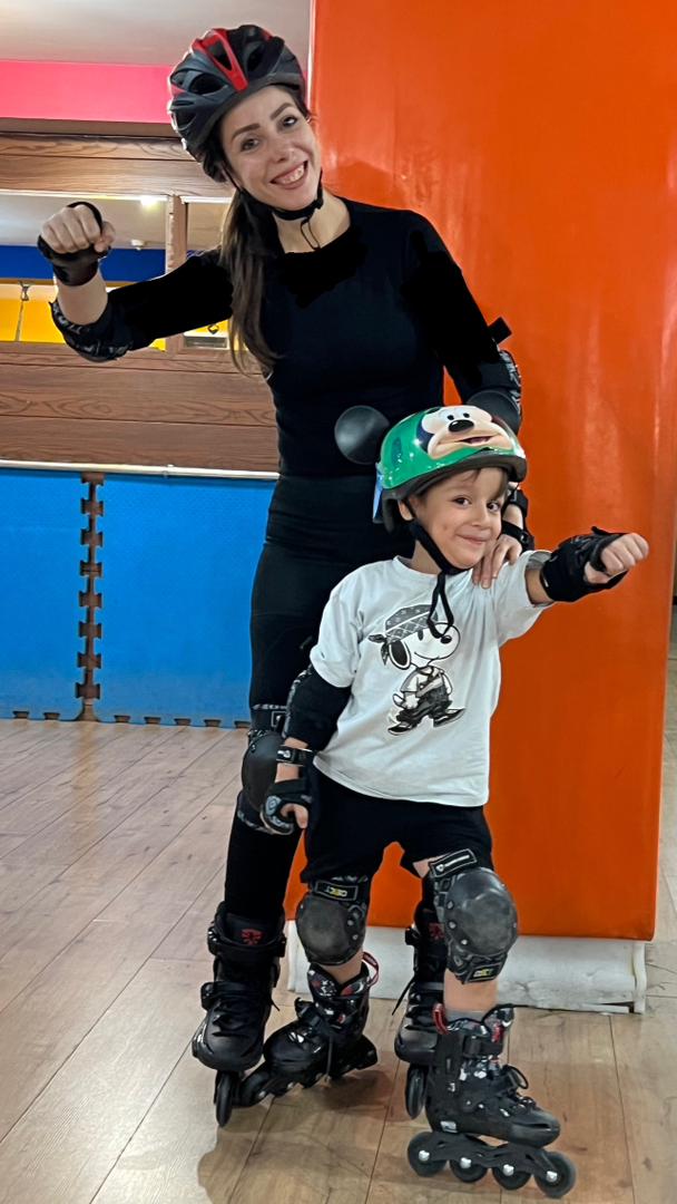 آموزش اسکیت شکیلا الماسی