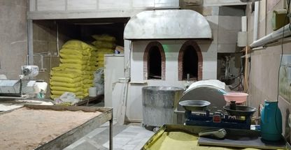 نانوایی بربری و سنگک نمونه